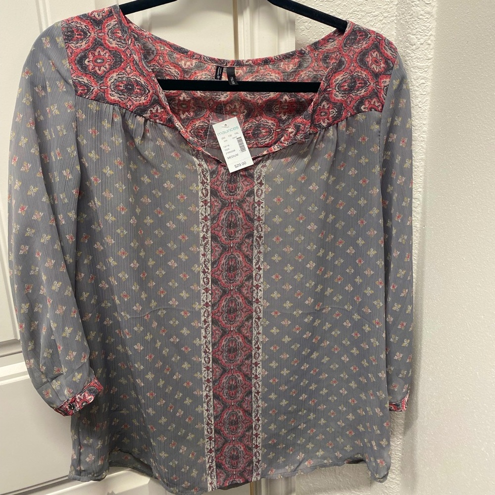 Maurices 3/4 sleeve blouse